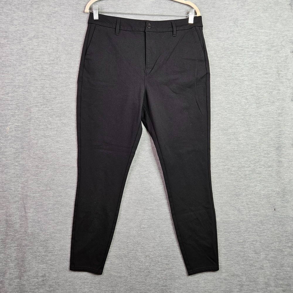 BYLT Premium Basics Women Pants XL Black Stretch Casual Travel